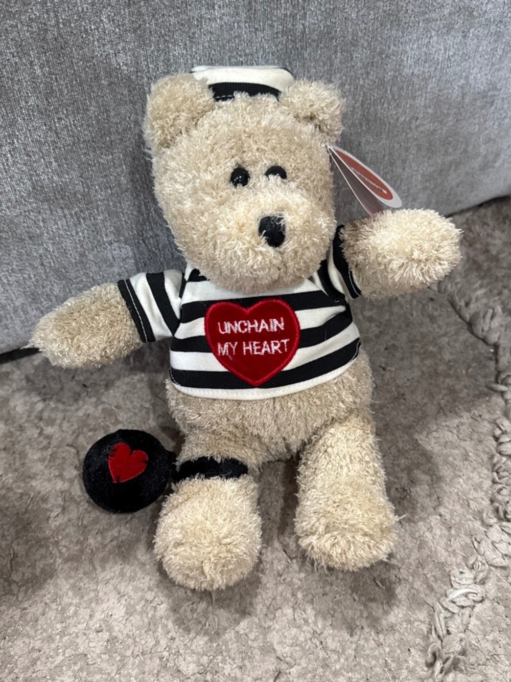Starbucks Bearista “Unchain My Heart” Plush Bear Valentine's 2003 24th Ed NWT